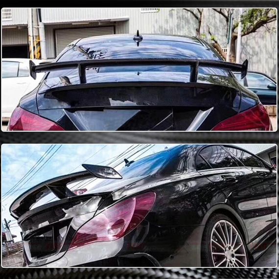 Спойлер V3 (SD, Карбон) для Mercedes CLA C117 2013-2019 гг | Зображення 2