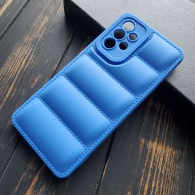 Чохол силіконовий Down Jacket для Samsung Galaxy A32 4G колір Синій
