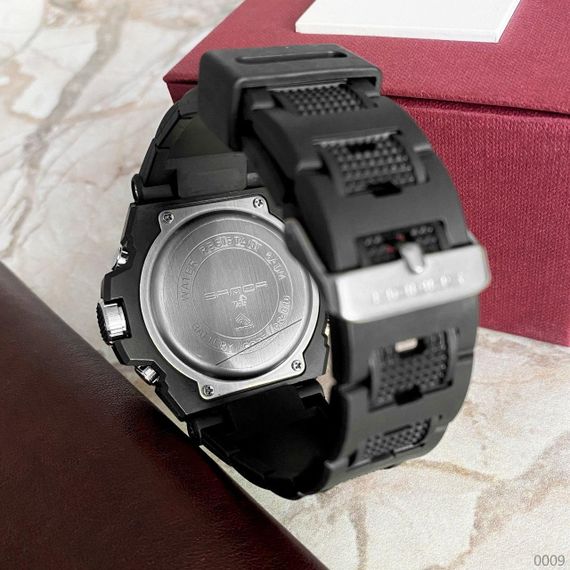 Чоловічий годинник Sanda 739 Black-Gold | Зображення 2