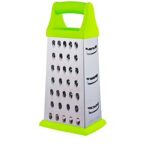 Тертка GT-GR-2003-3 ART-DECO чотиристороння з опорою з округлою ручкою Soft Touch 20 см GUSTO