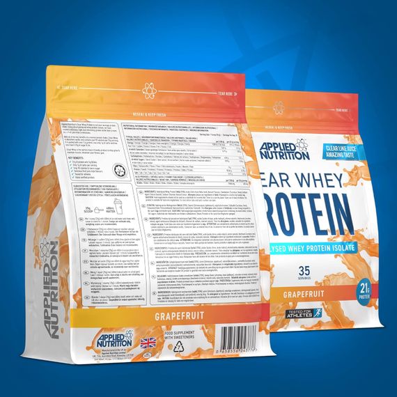 Протеин Applied Nutrition Clear Whey Isolate Protein (Grapefruit) (875g - 35 Servings) | Зображення 1