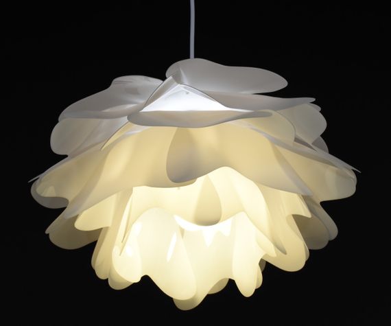 Люстра підвісна на 1 лампочку 27901 Білий 30-130х40х40 см. | Зображення 5