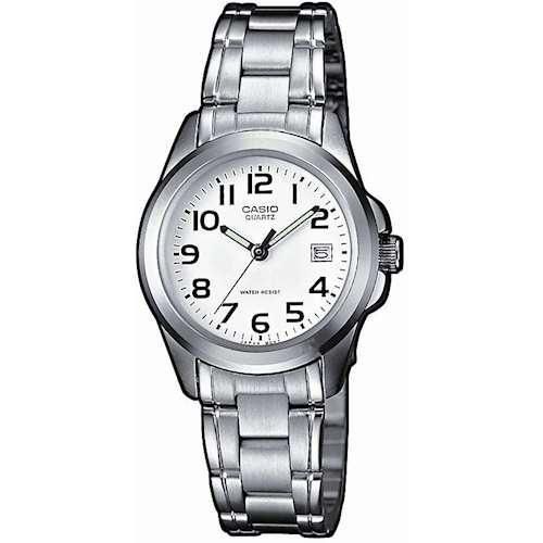 Годинники наручні жіночі сталеві модні оригінальні Casio Collection LTP-1259PD-7BEF