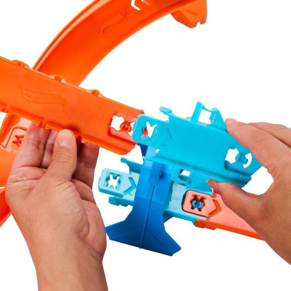 Моторизований трек Hot Wheels Track creator Boosted Jump Speedway Kit Крутий стрибок | Зображення 7