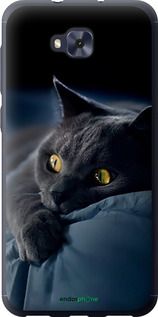 Чохол на Asus ZENFONE 4 SELFIE / ZD553KL Димчастий кіт "825u-1241-2448"