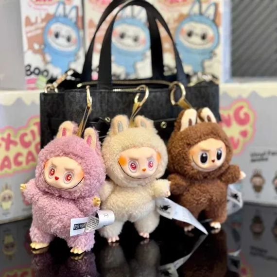 Мягкая фигурка игрушка-сюрприз Labubu Лабубу – брелок 16 см брелок на сумку | Зображення 2