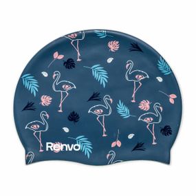 Взрослая шапочка для плавания Renvo Kerio Flamingo Синий Уни OSFM (2SC150-0410)