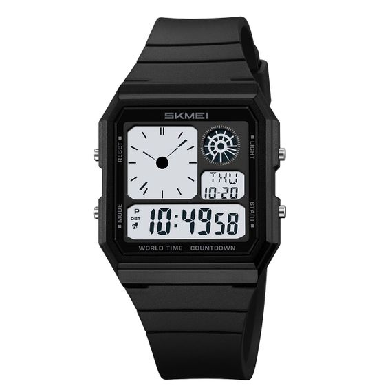 Годинник S2kmei 2347BKWT Black-White