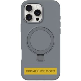 Чохол Silicone Case Full Protective NO LOGO with Ring для Apple iPhone 16e (6.1")