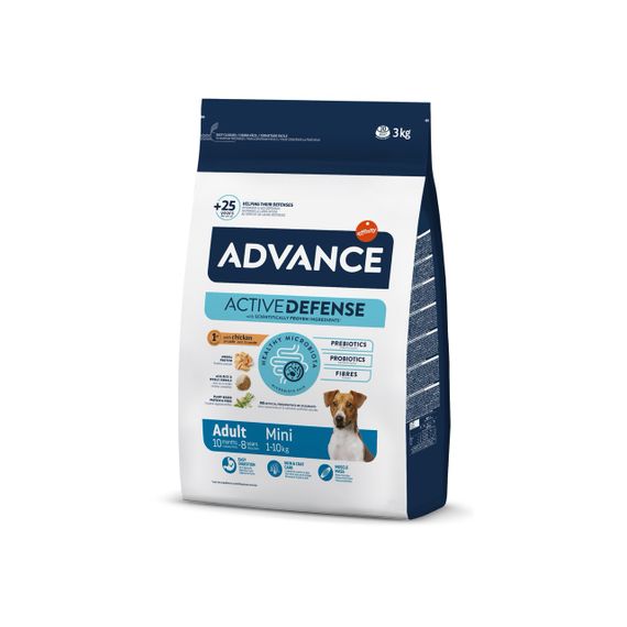 Сухий корм із куркою для собак малих порід Advance Mini Adult, 3 кг