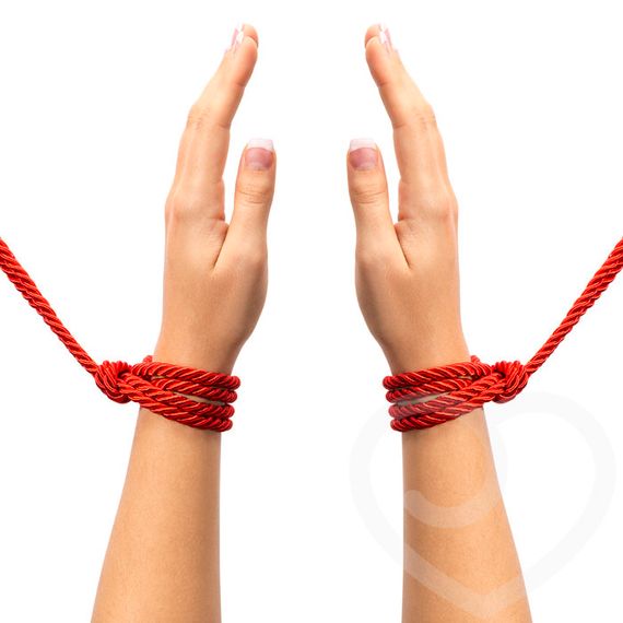 Набір мотузок для бондажа "Зв'яжи мене", Черный / Красный | Зображення 4