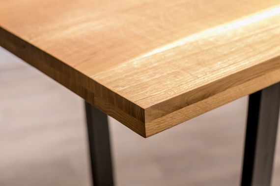 Стіл для кухні EcoWalnut із прямокутними краями L (дуб) | Зображення 6