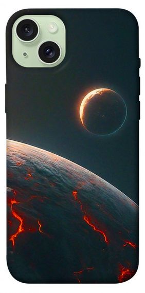 Чохол з картинкою Lava planet для Apple iPhone 15 Plus (6.7")