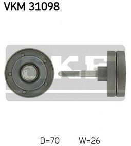 Провідний ролик, полікліновий ремінь VW GOLF V 1.4 TSI 2006 - 2008 (Вир-во SKF) SKF VKM31098 на SEAT ALHAMBRA (710, 711)