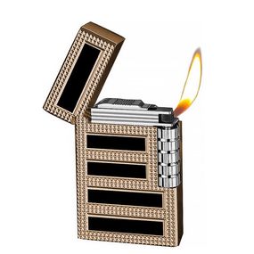 Зажигалка Кремневая С Боковым Поджигом "Side Roller Lighter Bronze"