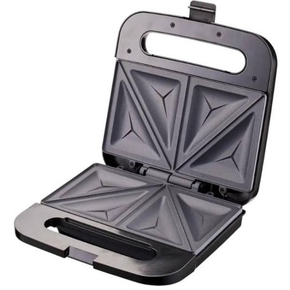 Сендвічниця з антипригарним покриттям 1200Вт Gold Diamond TK08812 Сіра