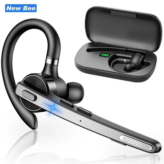 BLUETOOTH гарнітура NEW BEE M53 з функцією шумозаглушення | Зображення 1