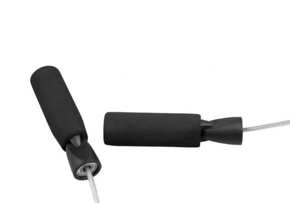 Скакалка швидкісна з підшипниками Power System PS-4004 Speed Jump Rope 2,8 м (PS-4004_Black-Steel) | Зображення 2
