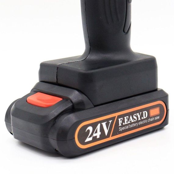 Акумуляторна ланцюгова міні пила + акумулятор 24V, LY-21 / Ручна пилка для обрізання дерев / Електропила | Зображення 4