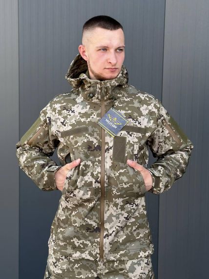 Куртка Софтшел піксель Military | Зображення 4