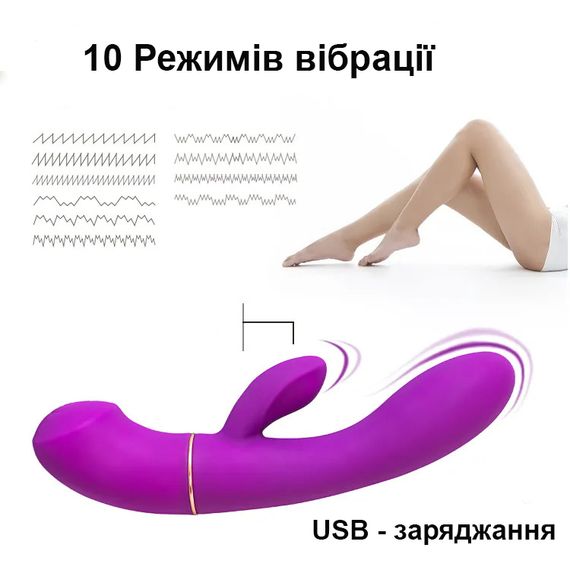 Набор силиконовых вибраторов WeLove 4 в 1 (USB) | Зображення 5