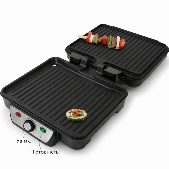 Електрогриль контактний Esperanza EKG007 Provolone, 2000 Вт, розкриття 180° | Зображення 5