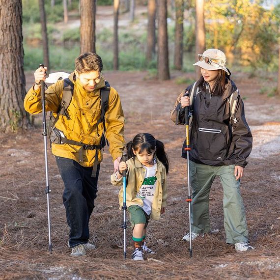 Трекінгова палиця 3-сек. Naturehike Men ST 01 6061 AL NH17D001-Z, алюміній,  золотиста | Зображення 6