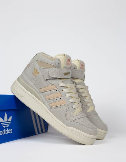 Жіночі кросівки Adidas Forum 84 high Gray | Зображення 3