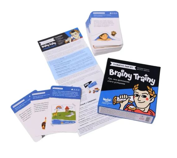 Настільна гра Brainy Trainy Розвиток пам’яті | Зображення 2