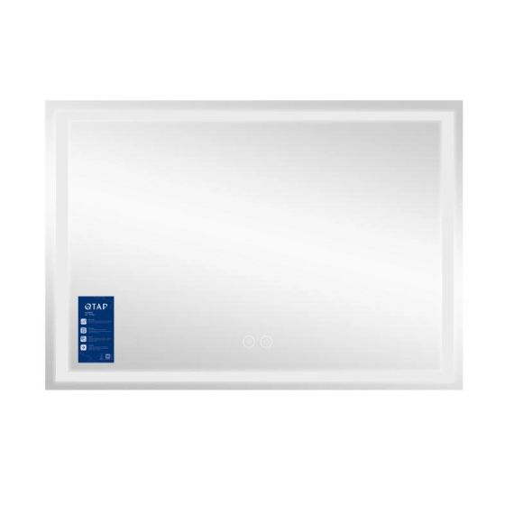 Дзеркало Qtap Mideya MI1) 1200х800 з LED-підсвічуванням Touch, з антизапотіванням, димером QT2078F613W | Зображення 3
