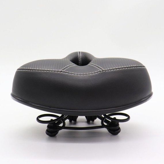 Сідло для велосипеда (25х19,5 см), з вентиляційним отвором / Велосипедне сідло з амортизацією | Зображення 8