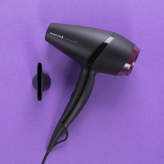 Фен Remington SuperСare PRO 2100 AС motor AС7100 2100 Вт чорний | Зображення 1