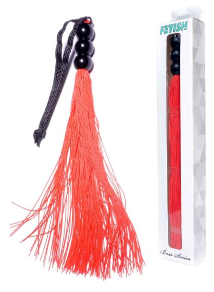 Силиконовый флогер ( длина 26 см ) Fetish Boss Series - Silicone Whip Red 10", BS6100038 sexstyle