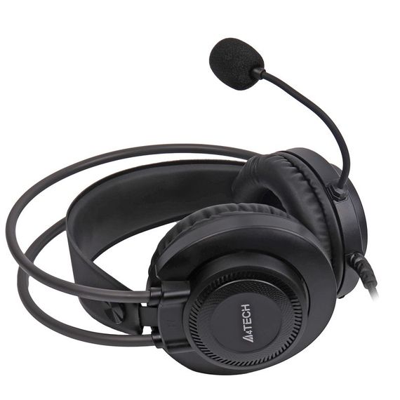 Навушники A4-Tech FH200U (Grey) USB з мікрофоном,колір сірий | Зображення 1