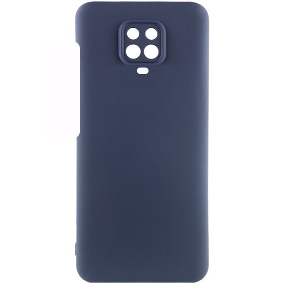 Чехол Silicone Cover Lakshmi Full Camera (AAA) для Xiaomi Redmi Note 9s / Note 9 Pro /Note 9 Pro Max Темно-синий / Midnight blue