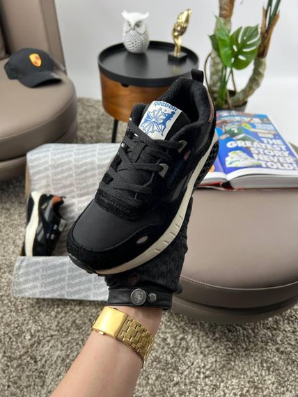 Кросівки R1e1ebok Classic Leather Hexalite Black Grey Beige , В'єтнам 45 28 - 28.5 см | Зображення 3