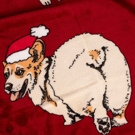 Плед Ardesto Flannel 160х200см, різдвяні коргі (ART0119PB) | Зображення 4