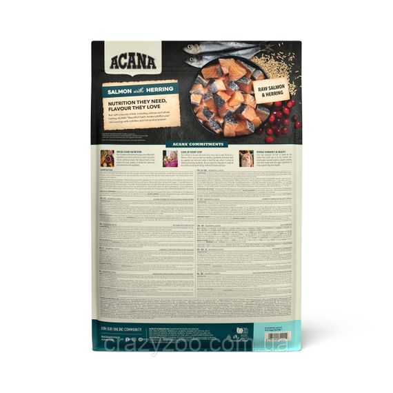 Сухой корм для котов Acana Bountiful Catch с рыбой 4.5 кг a71444 | Зображення 1