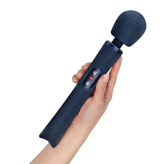 Вібромасажер Fun Factory VIM Vibrating Wand Nightblue (м'яте паковання!!!) | Зображення 5