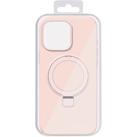 Чохол Silicone Case Full Protective NO LOGO with Ring для Apple iPhone 13 / 14 (6.1") Pink | Зображення 1
