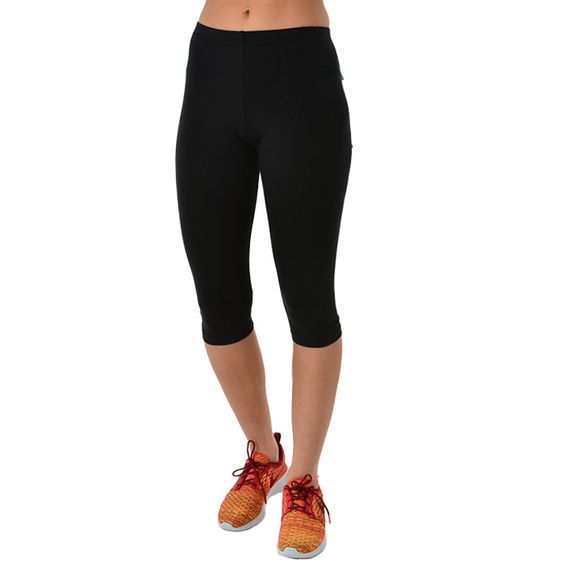 Штани спортивні жіночі Puma 3/4 LEGGINS 827550 01 (чорні, для тренувань, фітнес, бавовна, бренд пума) | Зображення 1