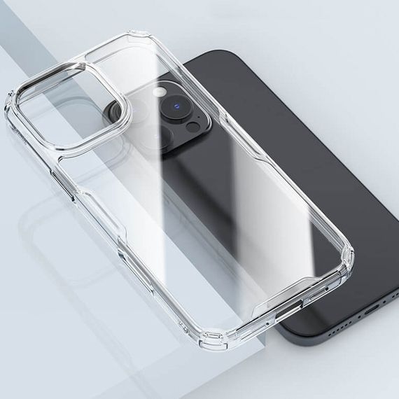 TPU чохол Nillkin Nature Pro Series для Apple iPhone 16 Pro Max (6.9") Безбарвний (прозорий) | Зображення 5
