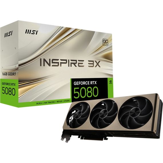 Відеокарта MSI GeForce RTX5080 16GB INSPIRE 3X OC (RTX 5080 16G INSPIRE 3X OC) | Зображення 6