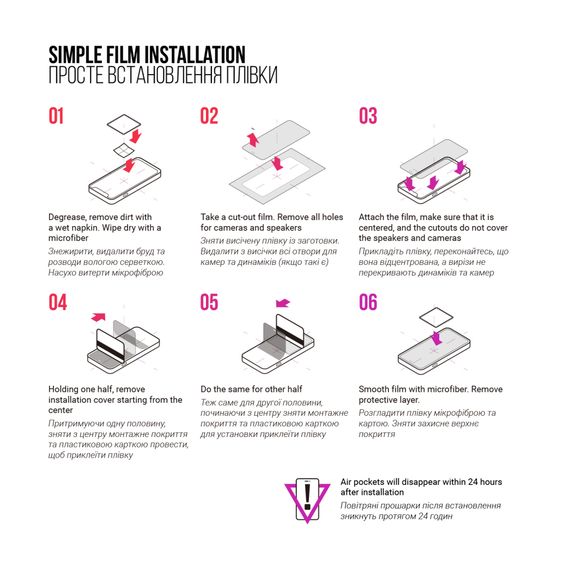 Плівка захисна Armorstandart Kit Clear + Anti-Blue Samsung A35 5G (A356) (ARM80687) | Зображення 6