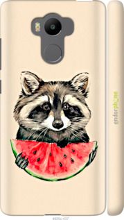 Чохол на Xiaomi Redmi 4 pro Єнотик з кавуном "4605m-438-2448"