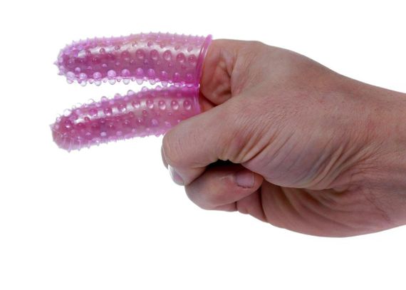 Насадка на пальці - Wonderful Fingers Purple Sex Aura | Зображення 3