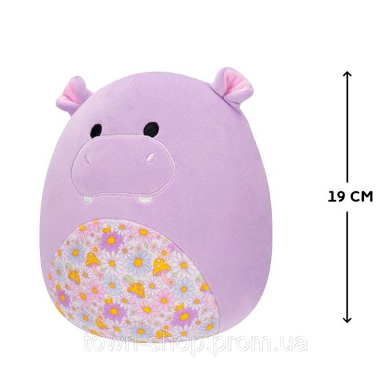 Мягкая игрушка Squishmallows – Бегемот Ханна (19 cm.) | Зображення 1