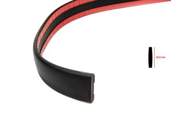 Чорний молдинг на метраж sal119 (1 метр) | Зображення 1