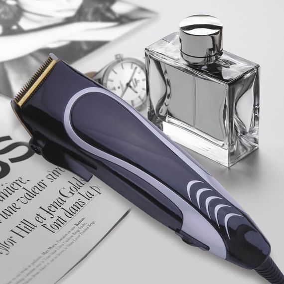 Машинка для стрижки волосся дротова Maestro MR-659Ti, з насадками | Зображення 1