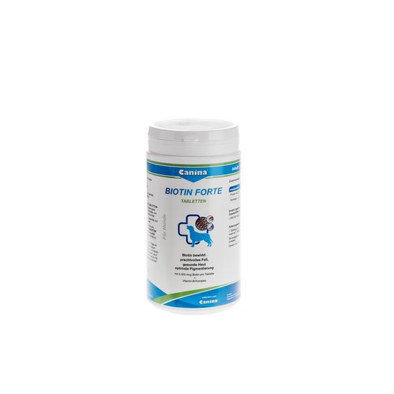 Вітамінний комплекс Canina Biotin Forte Tabletten для собак Біотин інтенсивний курс для шерсті 700 г 210 табл.